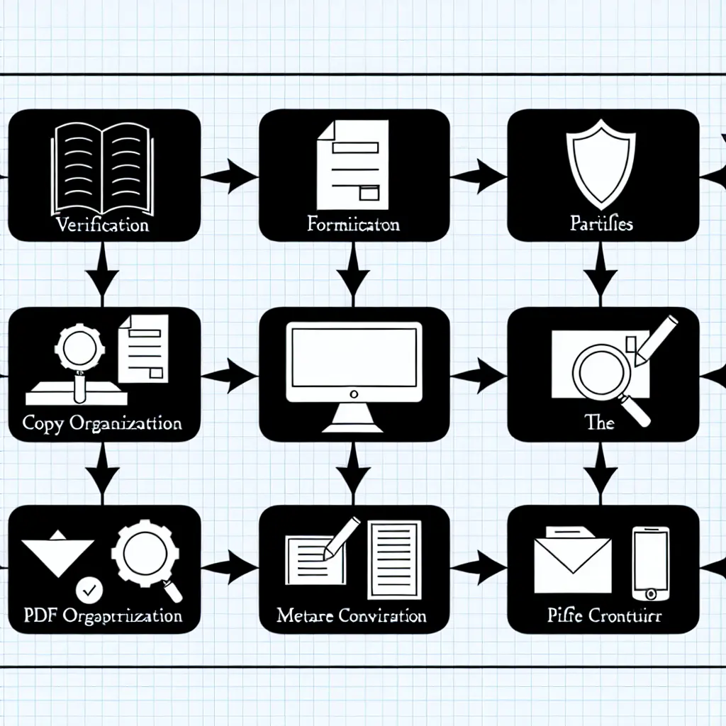 Processus de préparation de thèse avec documents et checklist