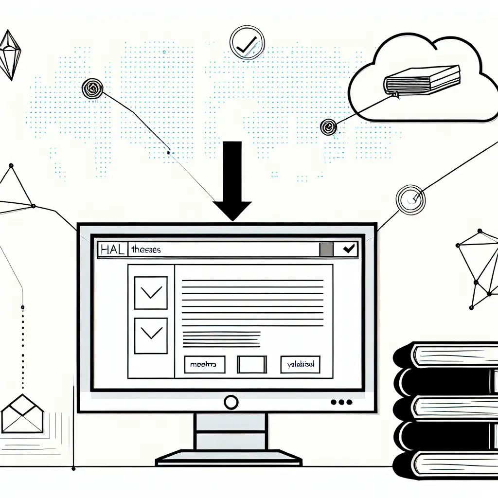 Dépôt de thèse sur plateformes HAL et theses.fr (Guide 2025)