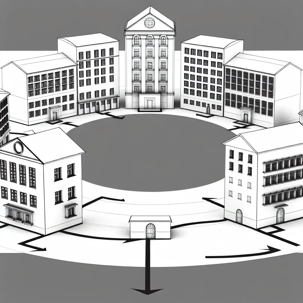 Architecture complexe des établissements PSL interconnectés
