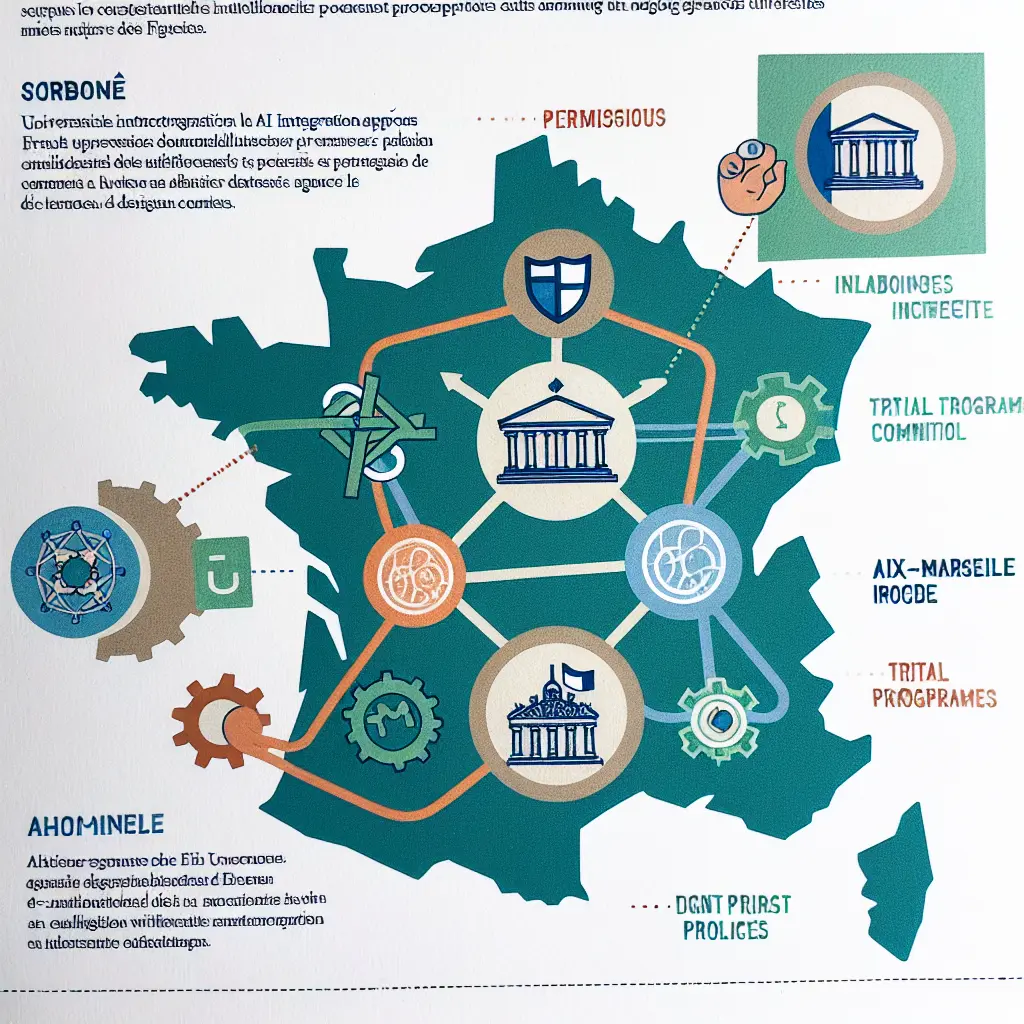 Cartographie comparative des approches d'IA dans les universités françaises