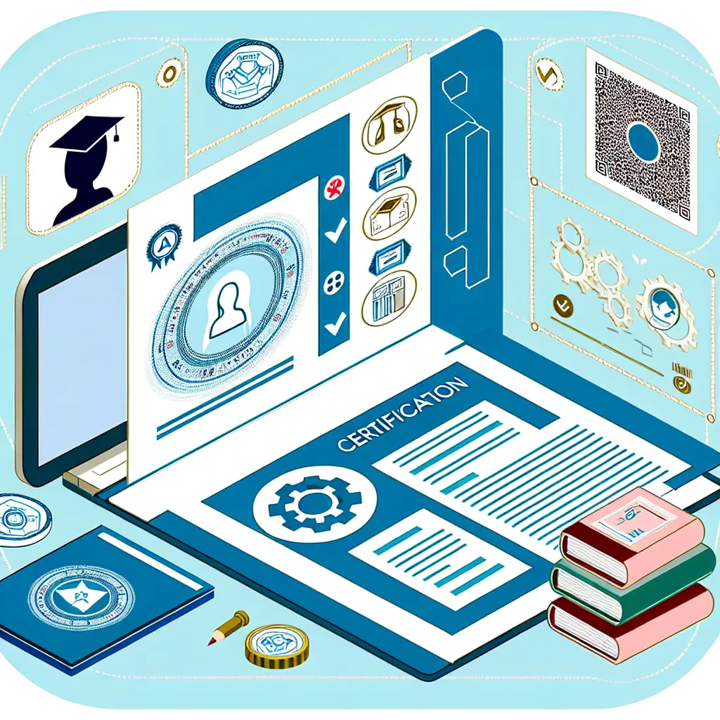 Interface d'un système de passeport IA numérique pour la certification étudiante
