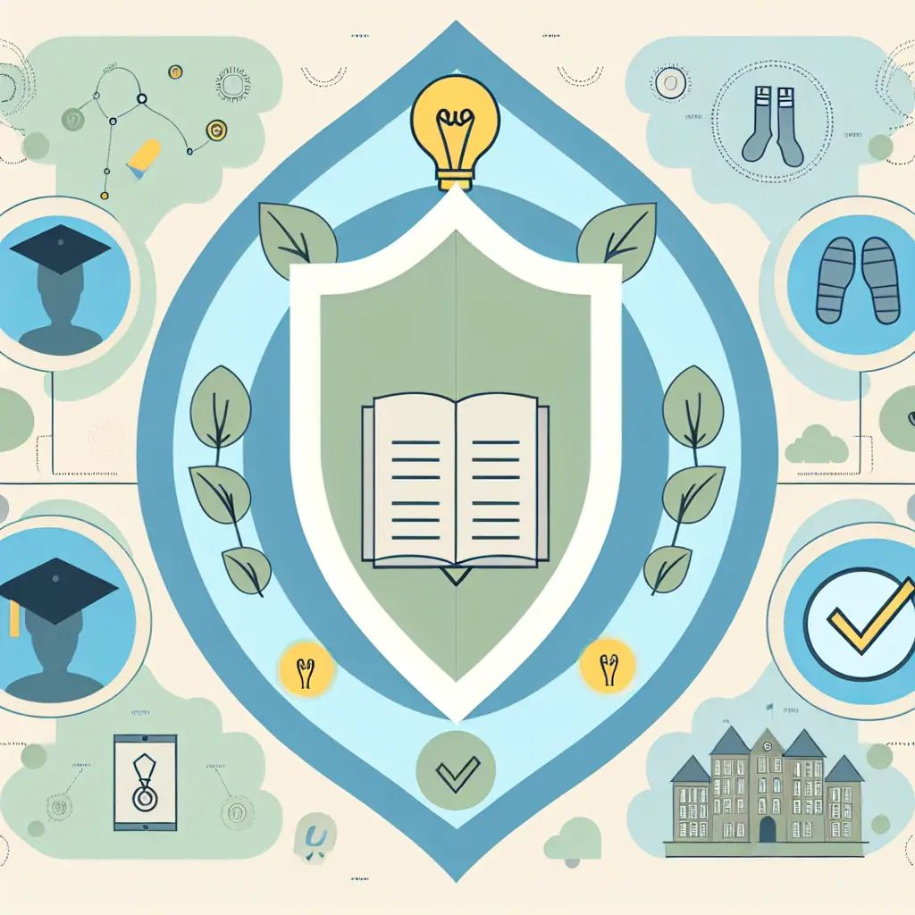 Illustration des principes fondamentaux d'intégrité académique et de conformité dans l'utilisation de l'IA