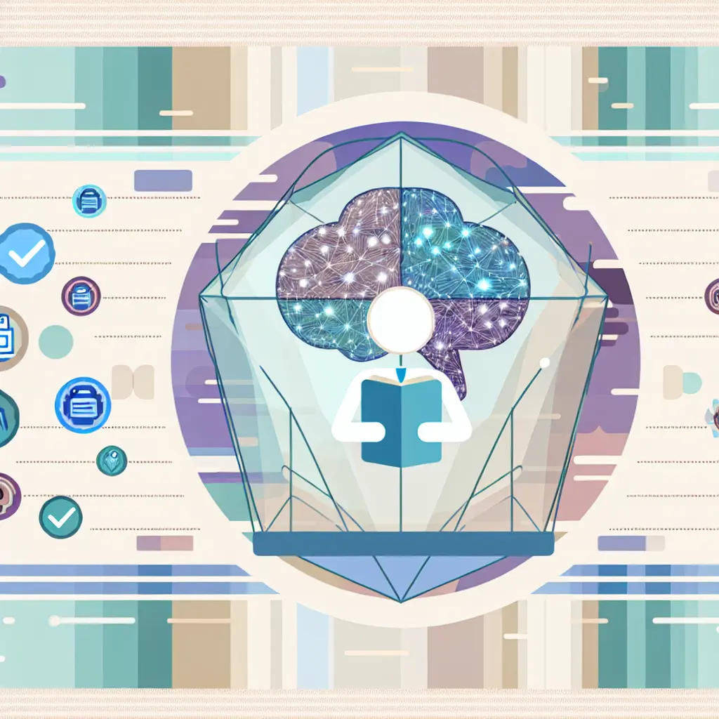 Représentation visuelle de l'usage éthique et transparent de l'IA dans le contexte académique avec collaboration humain-machine