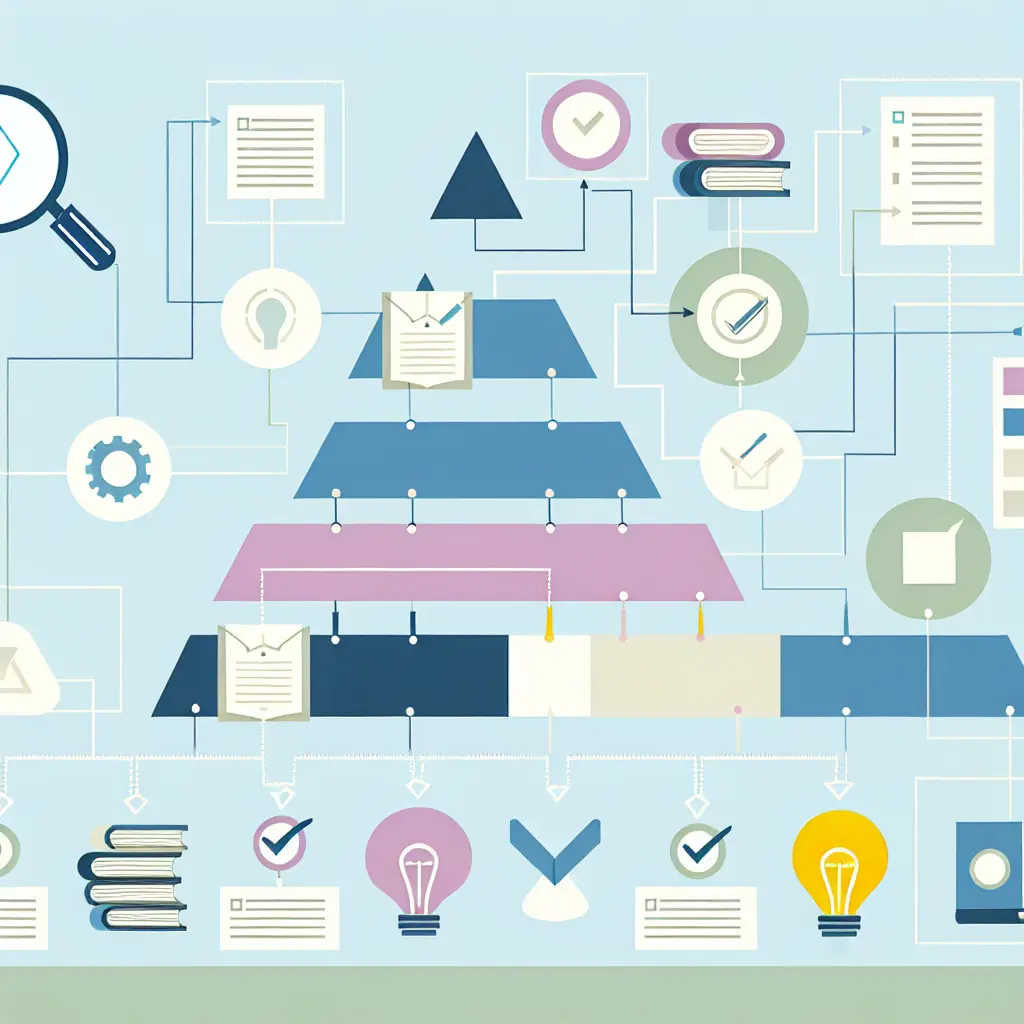 Schéma visuel de la méthodologie de recherche académique