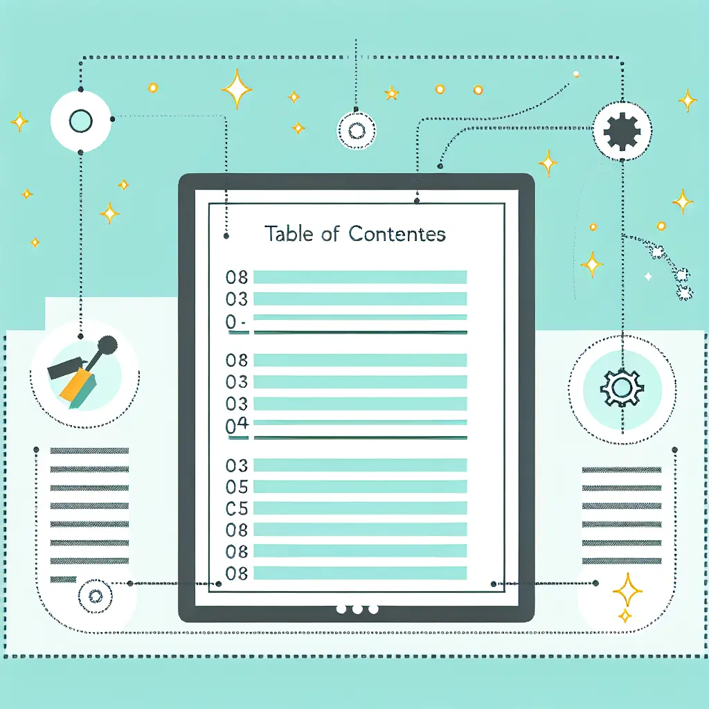 Table des matières automatique générée dans un document académique