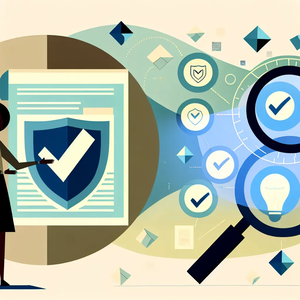 Illustration symbolisant la transparence nécessaire dans la déclaration d'utilisation de l'IA