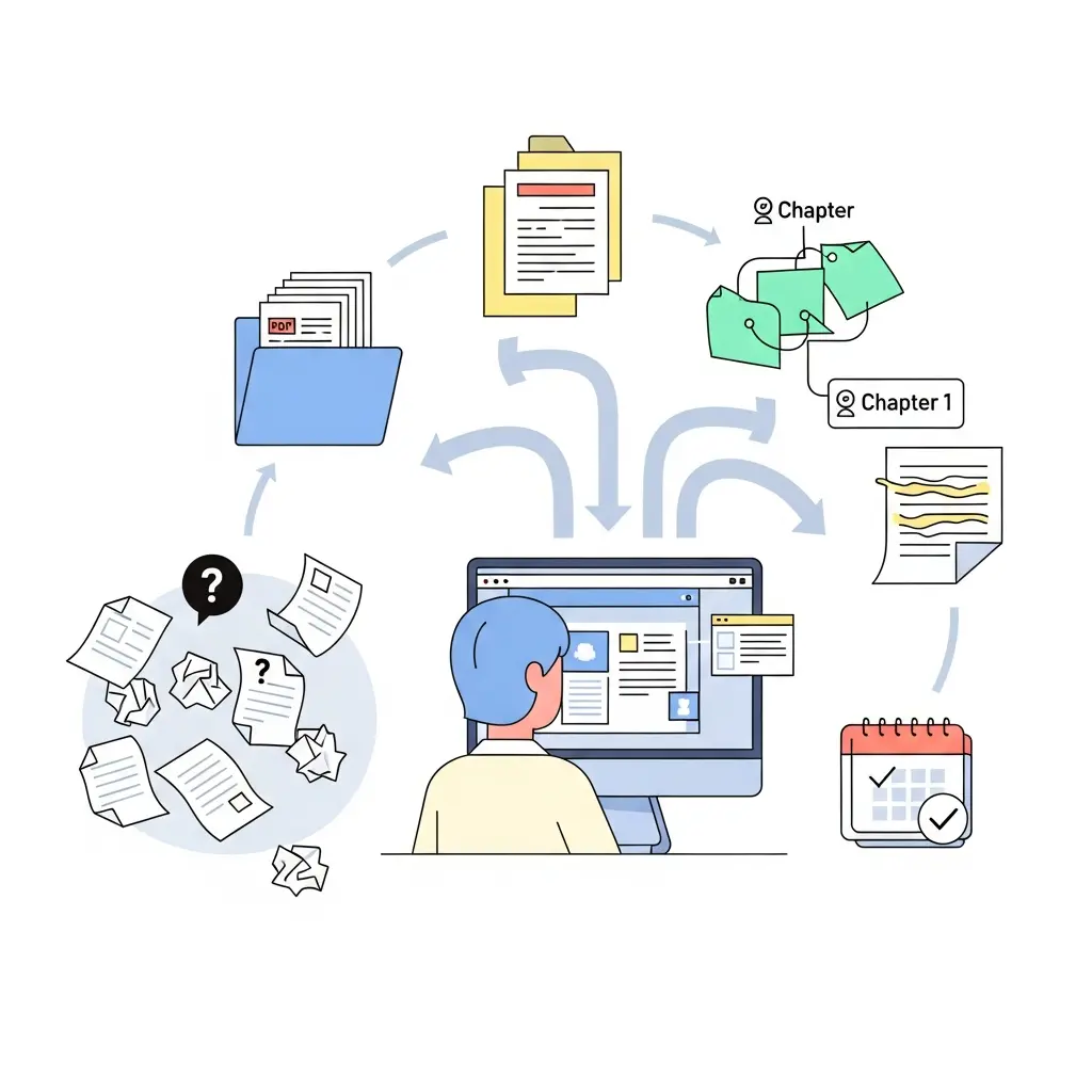 Système organisé de gestion des références bibliographiques pour doctorants
