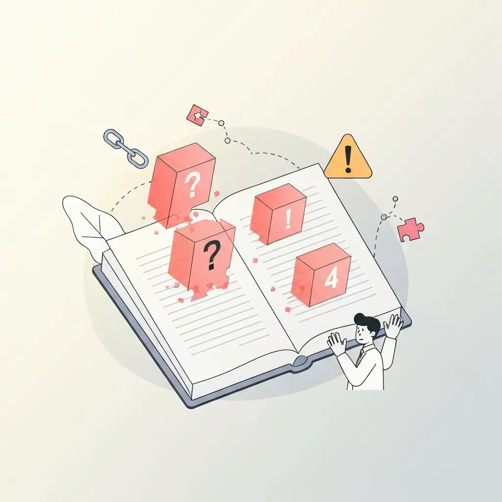 Illustration du danger des références fictives générées par l'IA dans les travaux académiques