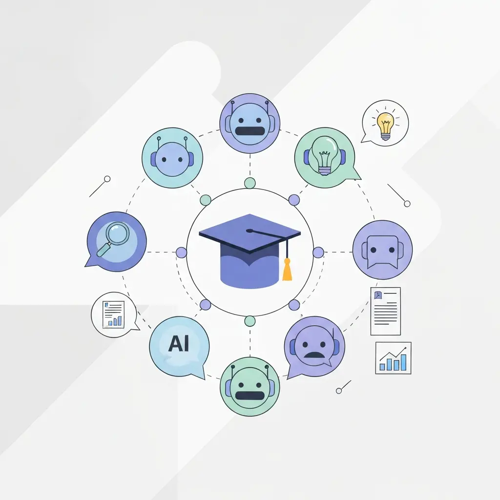 Outils IA intégrés dans le processus de recherche académique
