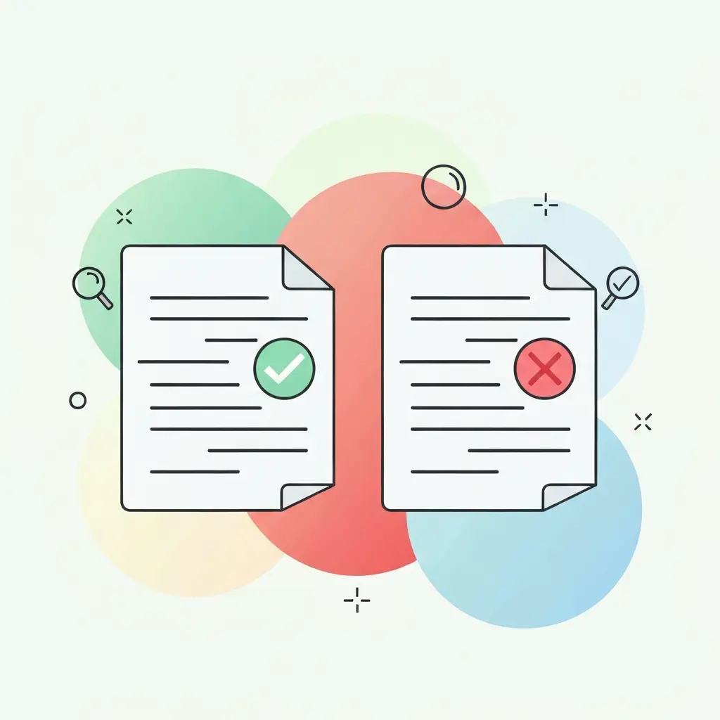 Comparaison entre format APA correct et incorrect — vérification essentielle pour éviter les erreurs