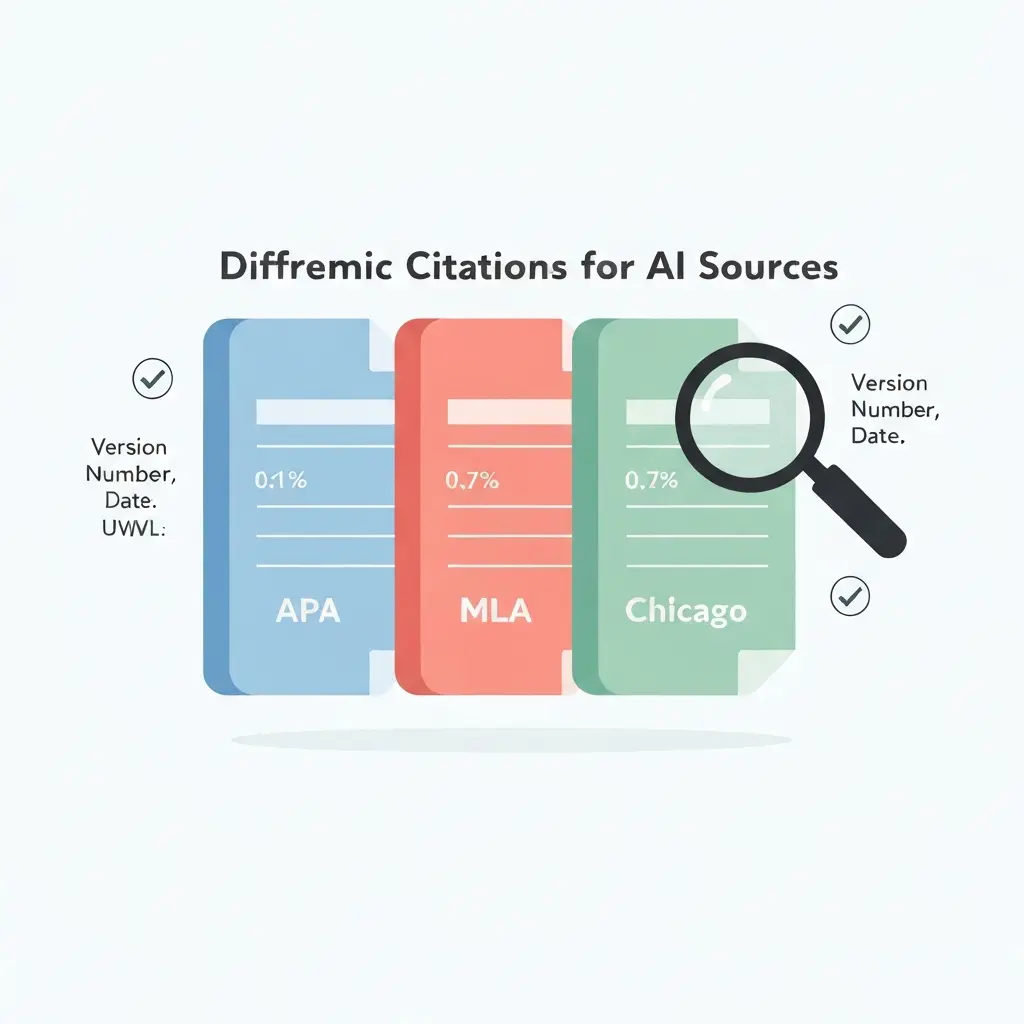 Comparaison des trois normes de citation APA MLA Chicago