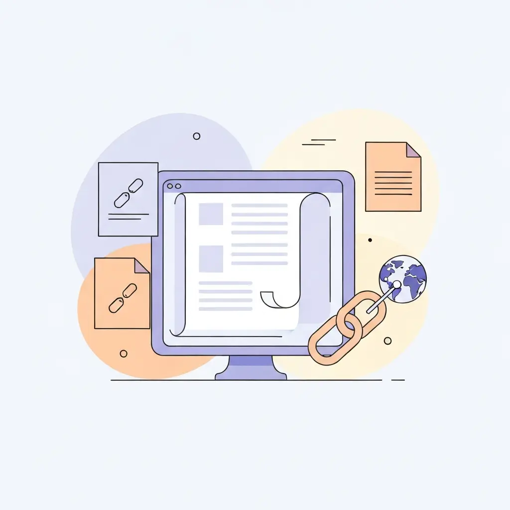 Représentation des références numériques et liens DOI pour articles académiques