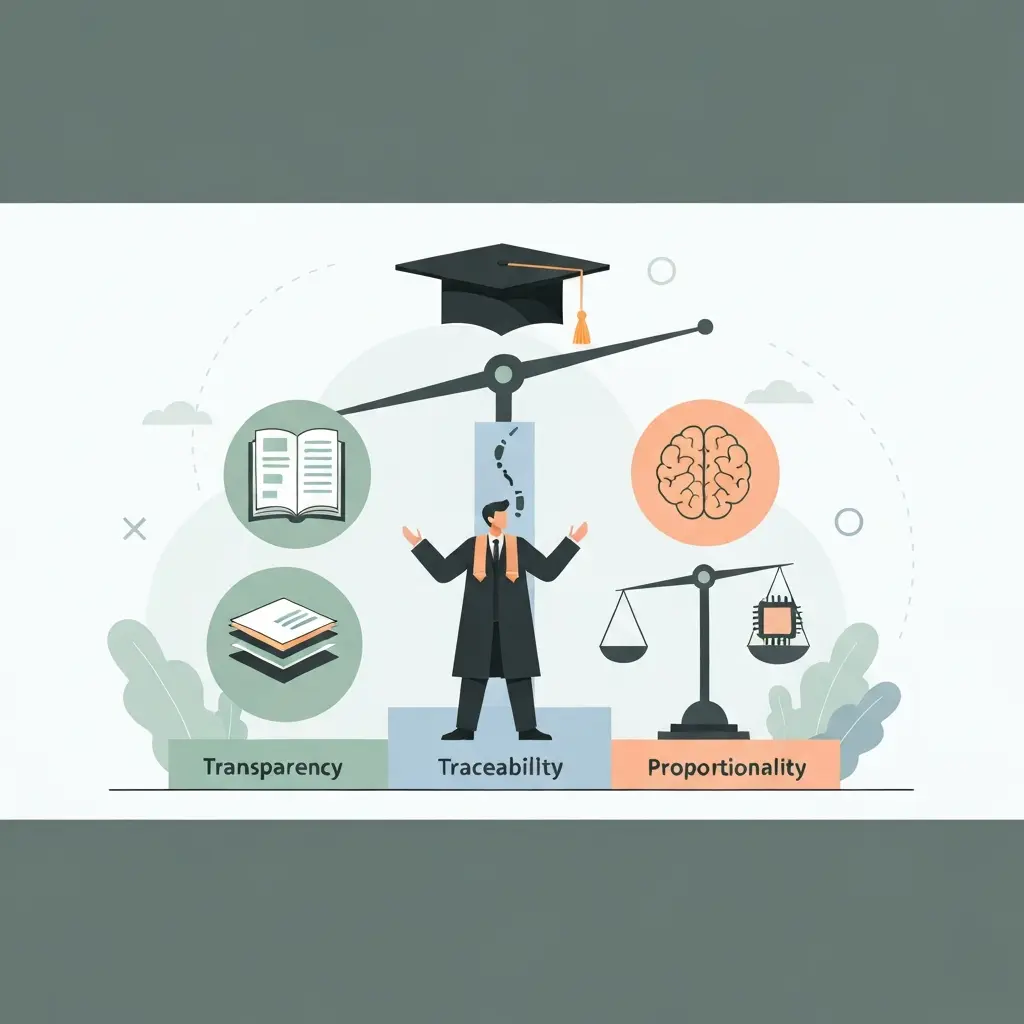Les trois piliers de l'usage éthique de l'IA en recherche : transparence, traçabilité, proportionnalité