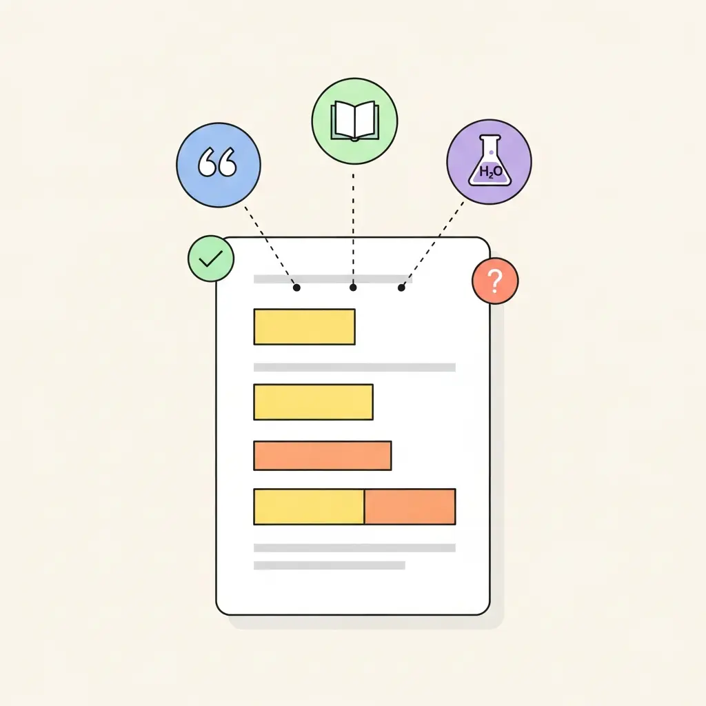 Illustration des faux positifs dans la détection de plagiat académique
