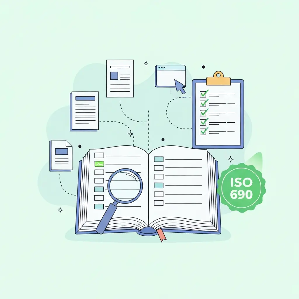 Illustration des normes bibliographiques ISO 690 pour les citations académiques