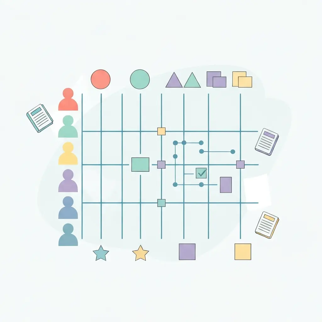 Matrice thématique pour organiser les sources de la revue de littérature