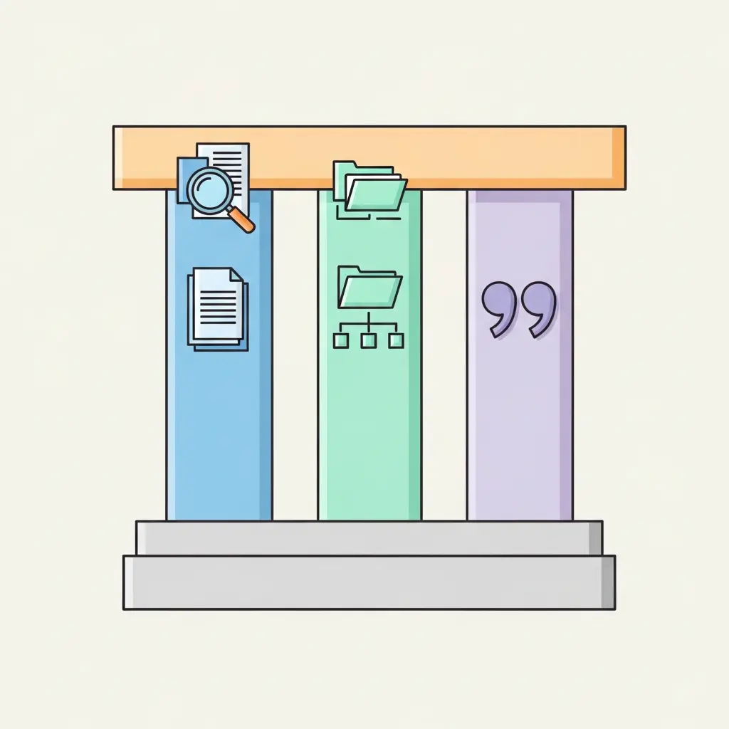 Les trois piliers de la gestion bibliographique : collecte, organisation, citation