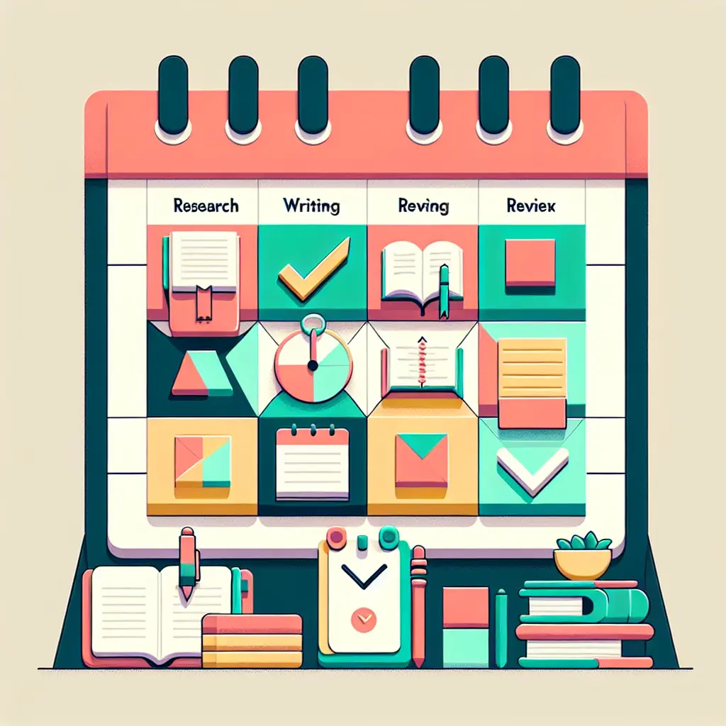 Étudiant universitaire concentré sur la rédaction de son mémoire dans un environnement d'étude moderne