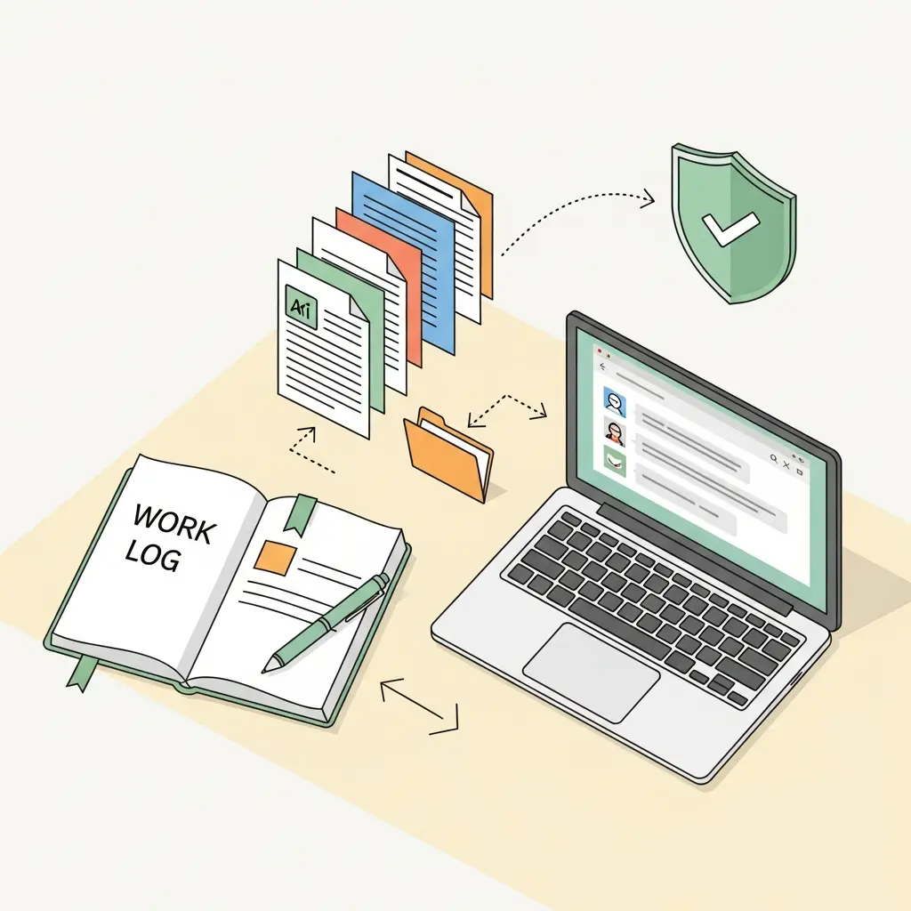 Processus de documentation et transparence pour l'usage de l'IA en thèse