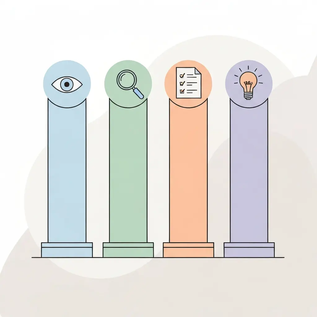 Les quatre piliers de l'utilisation éthique de l'IA : transparence, supervision, traçabilité et originalité