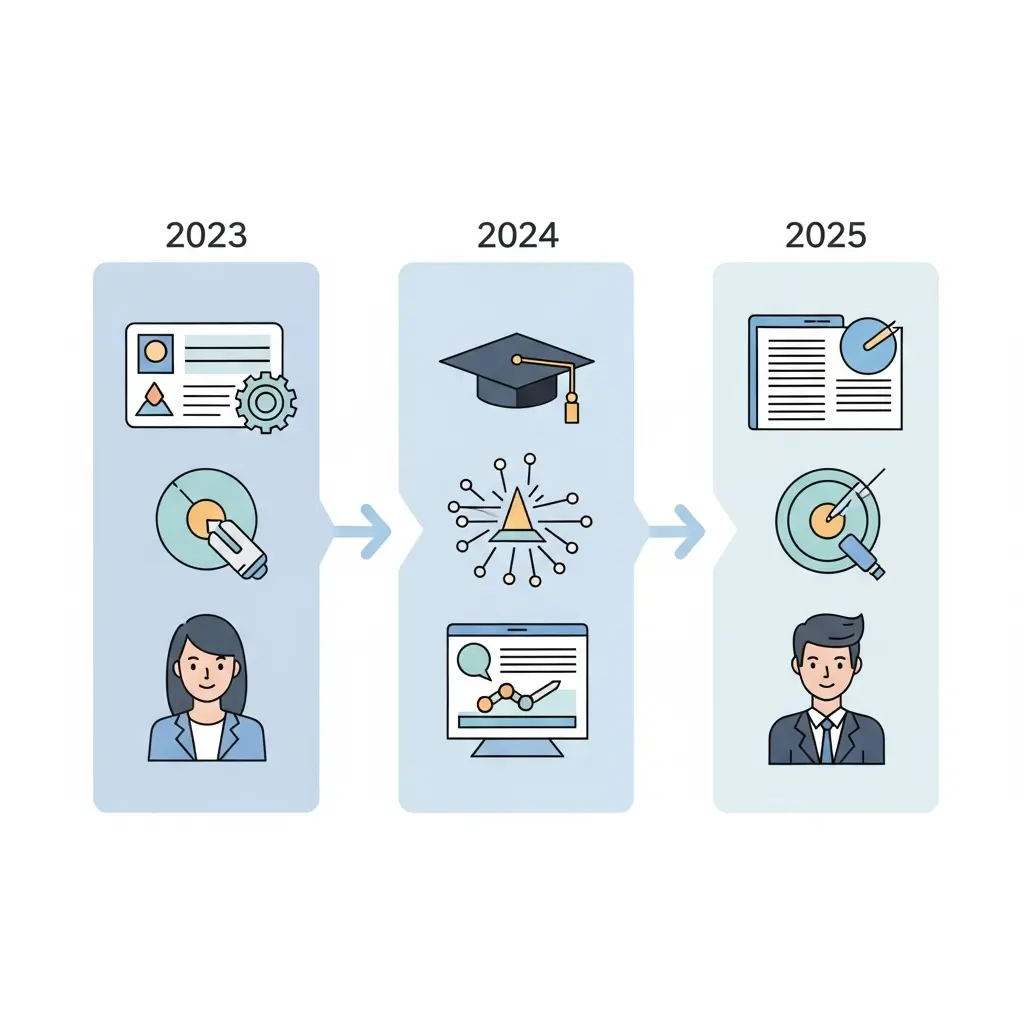 Évolution des politiques universitaires sur l'IA : de l'interdiction en 2023 à l'encadrement en 2025