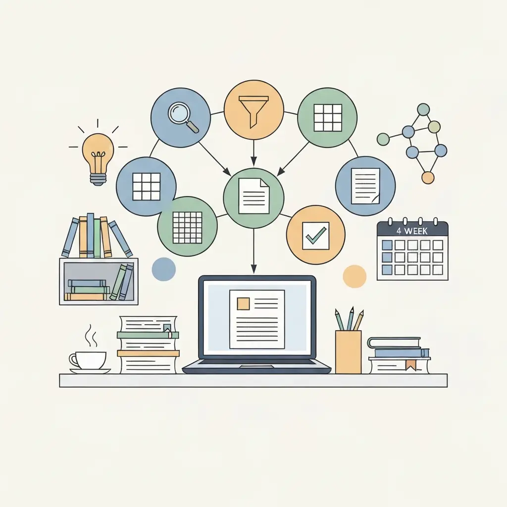 Revue de littérature thèse : template gratuit 2025