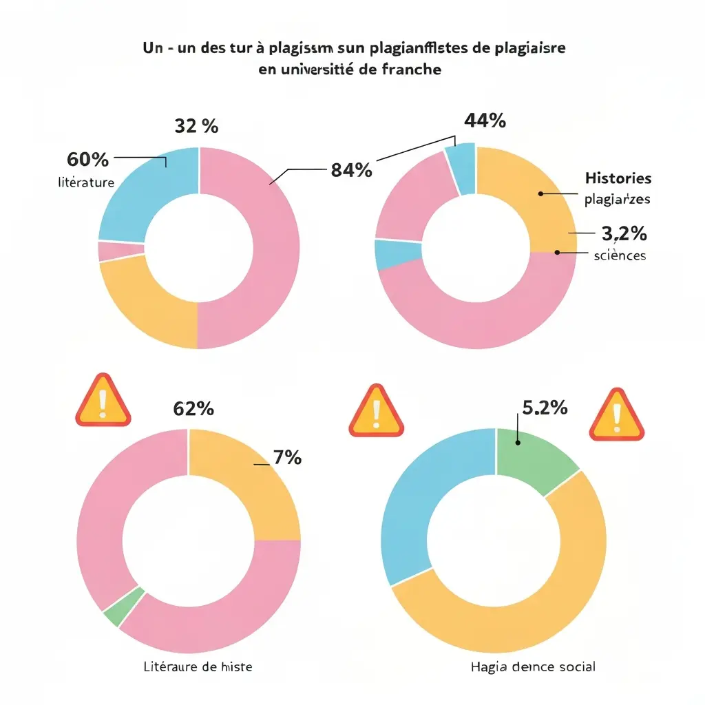 Plagiat dans les universités françaises : statistiques et données 2026