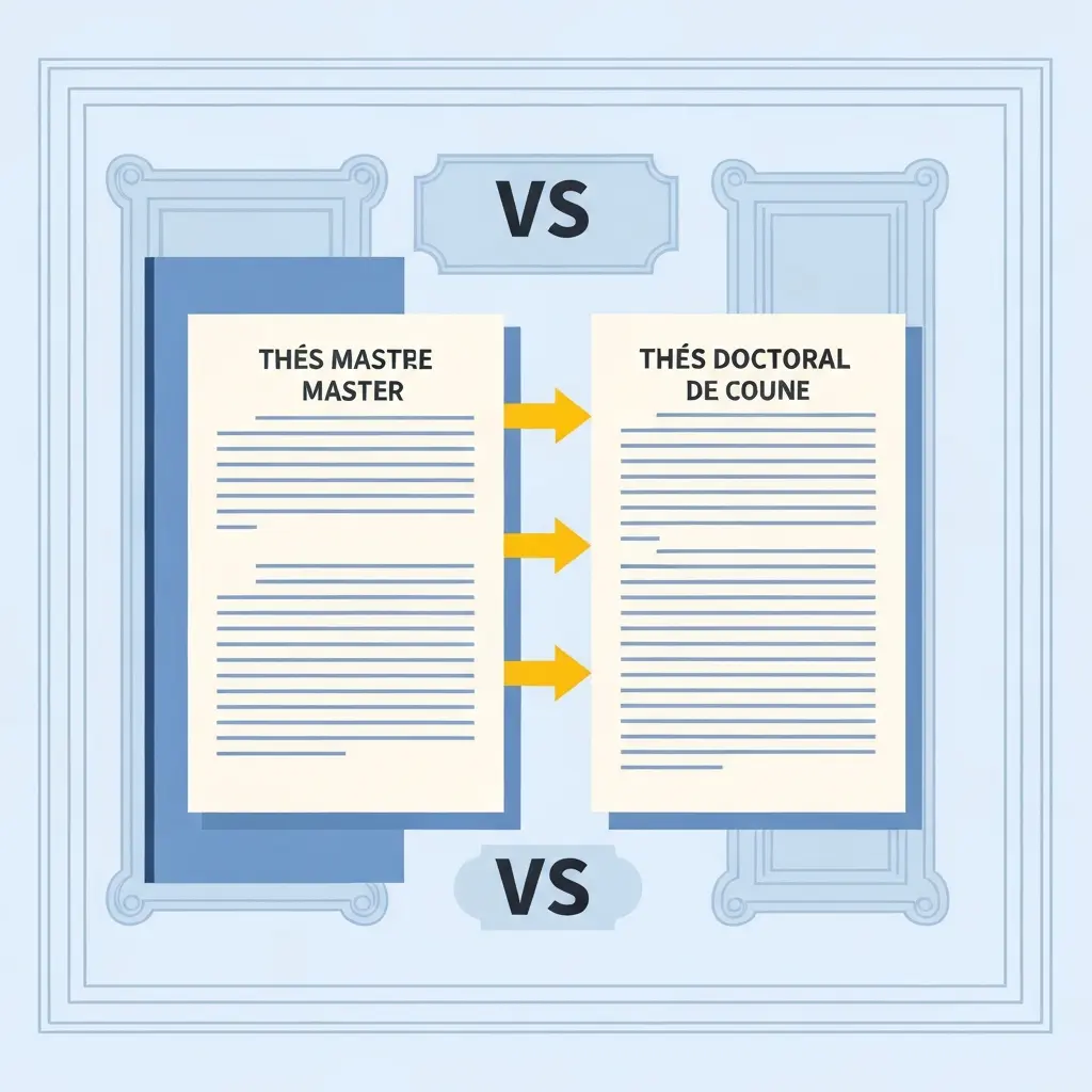 Quelle est la différence entre mémoire et thèse en France ?