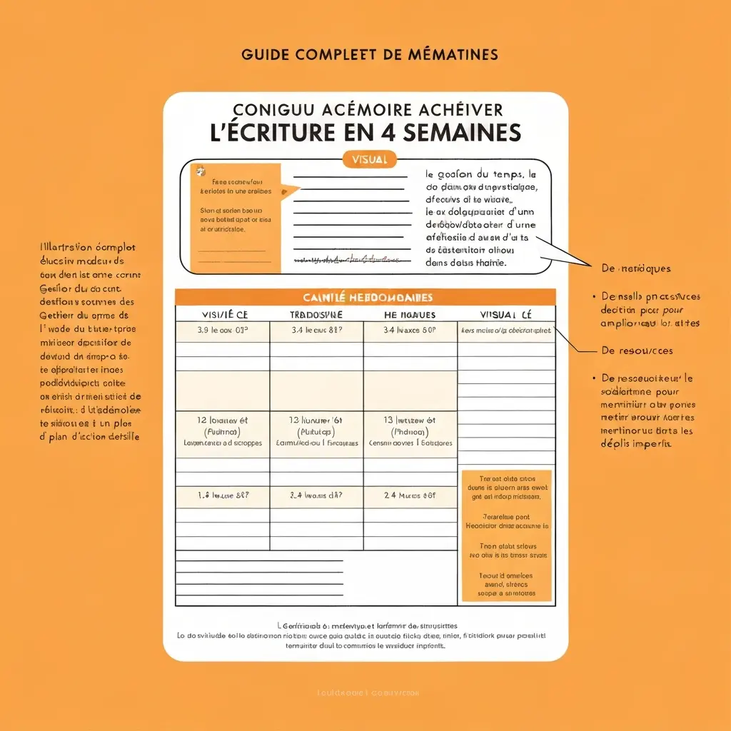 Mémoire : Guide complet pour finir en 4 semaines (2026)