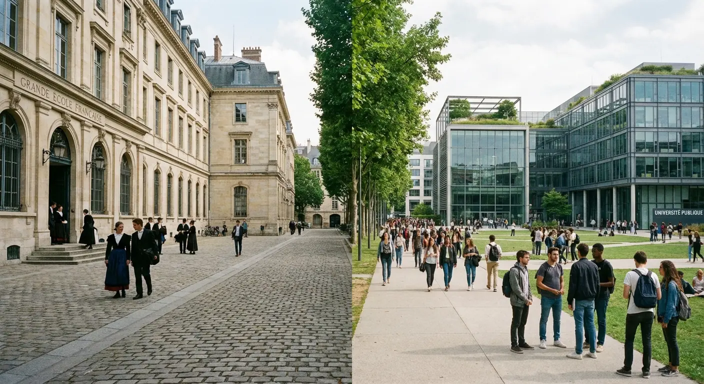 Meilleures universités France : Grande École vs Université 2026