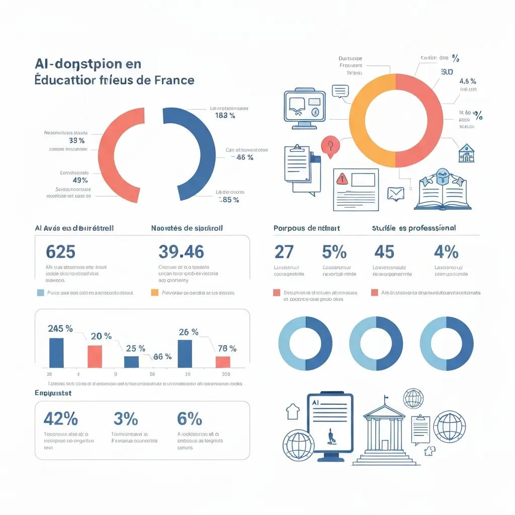 IA dans l’enseignement supérieur français : statistiques et données 2026