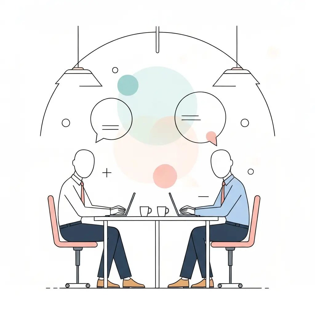 Illustration de la reformulation différentielle dans un entretien semi-directif : nuance sémantique entre deux interlocuteurs