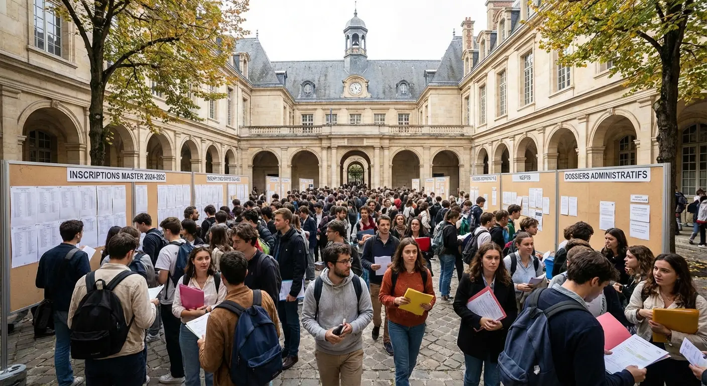 Vie universitaire en France : Sorbonne inscription master 2026
