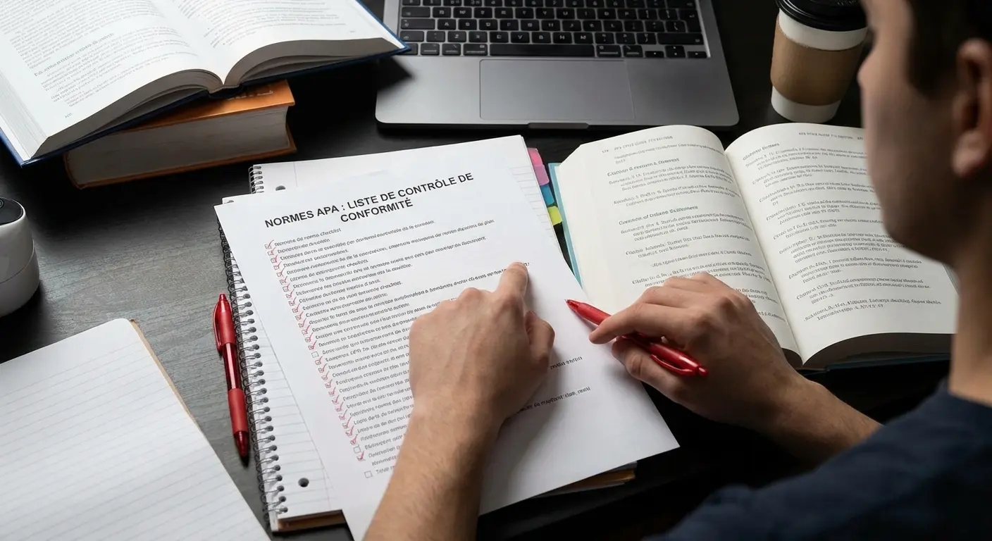 Méthodologie normes citation : checklist APA 2026