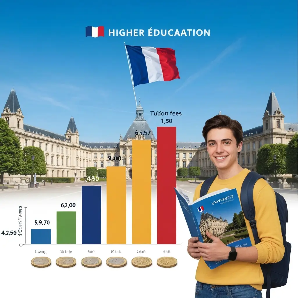 Coût des études supérieures en France : statistiques et données 2026