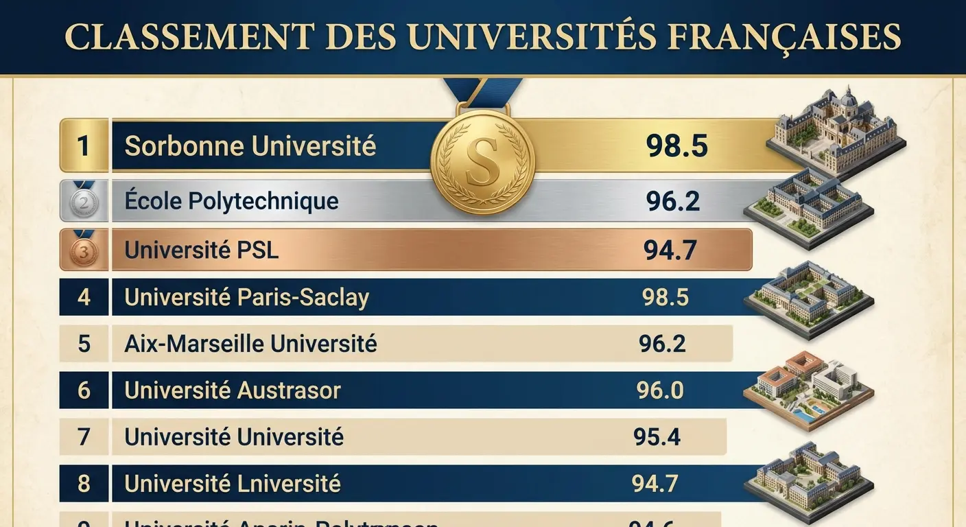 Classement universités France 2026 : guide complet et fiable