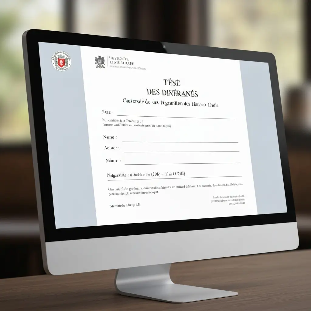 Page de Garde Mémoire : Modèles, Contenu et Mise en Forme 2026