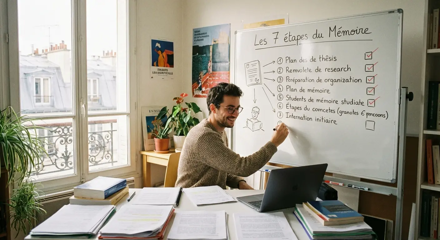 Comment rédiger un mémoire : 7 étapes clés 2026
