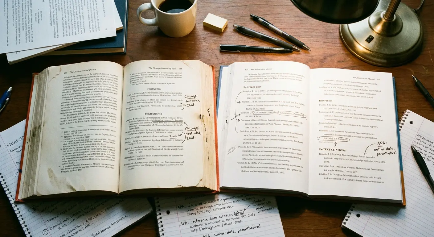Méthodologie de recherche : Chicago vs APA 2026