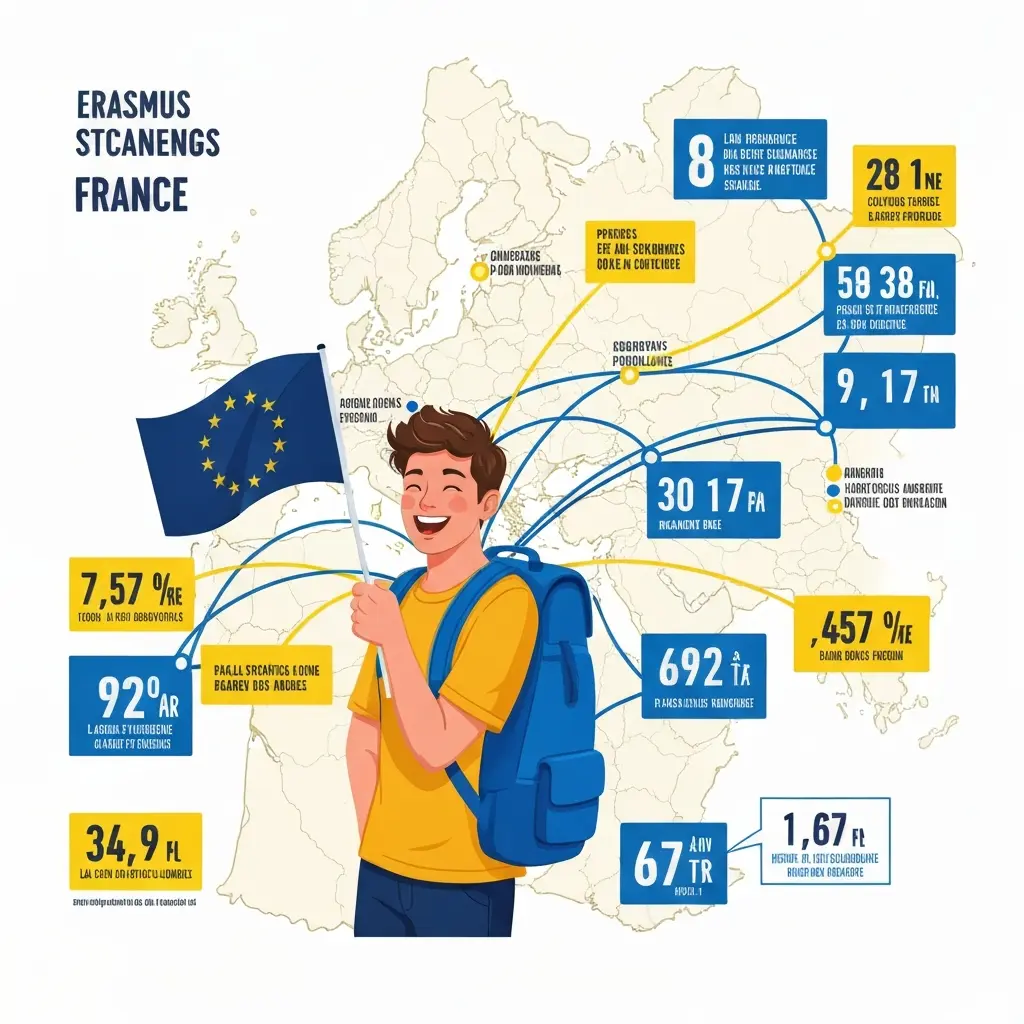 Erasmus en France : statistiques et données sur les échanges 2026