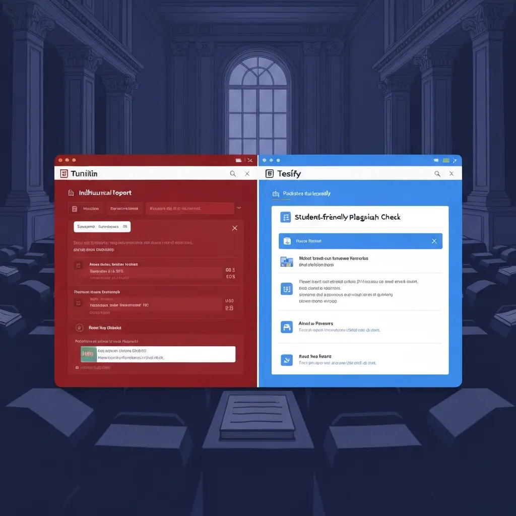 Turnitin vs Tesify : comparaison détection plagiat 2026