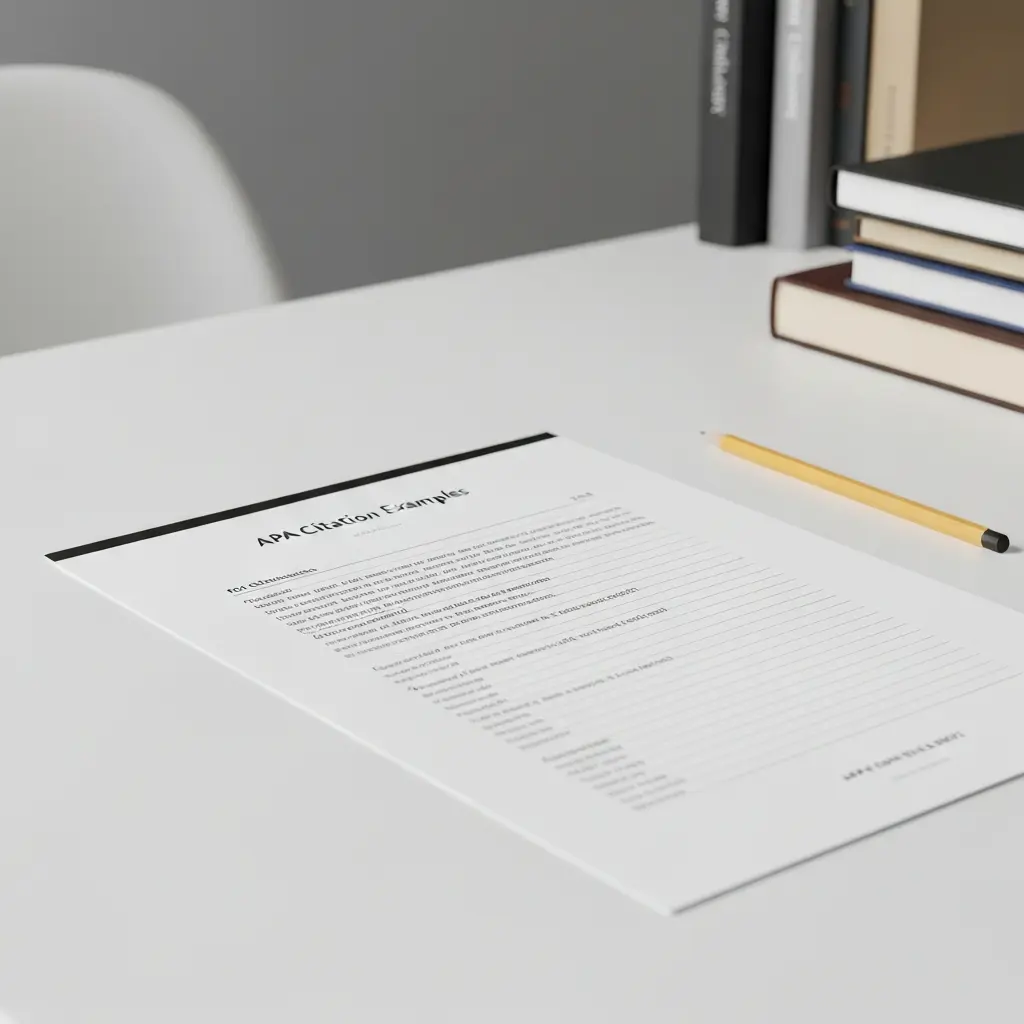 Citation APA exemple : tous les cas avec modèles prêts à copier 2026