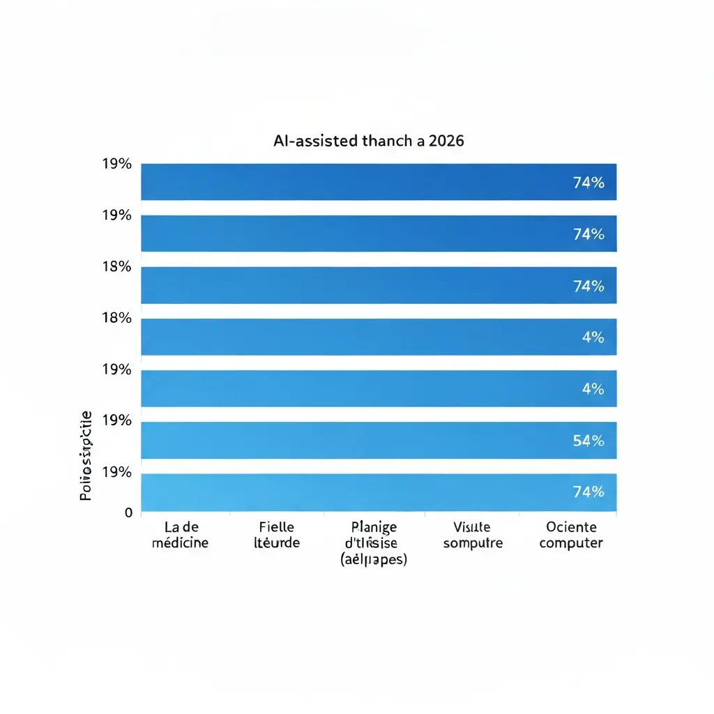 Pourcentage de Mémoires Intégrant l’IA par Discipline en France 2026
