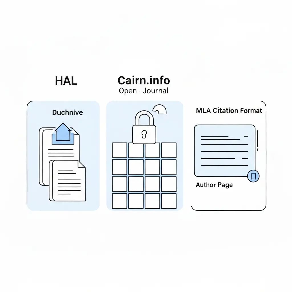 HAL, Cairn.info et format MLA : guide des ressources et citations académiques (2026)