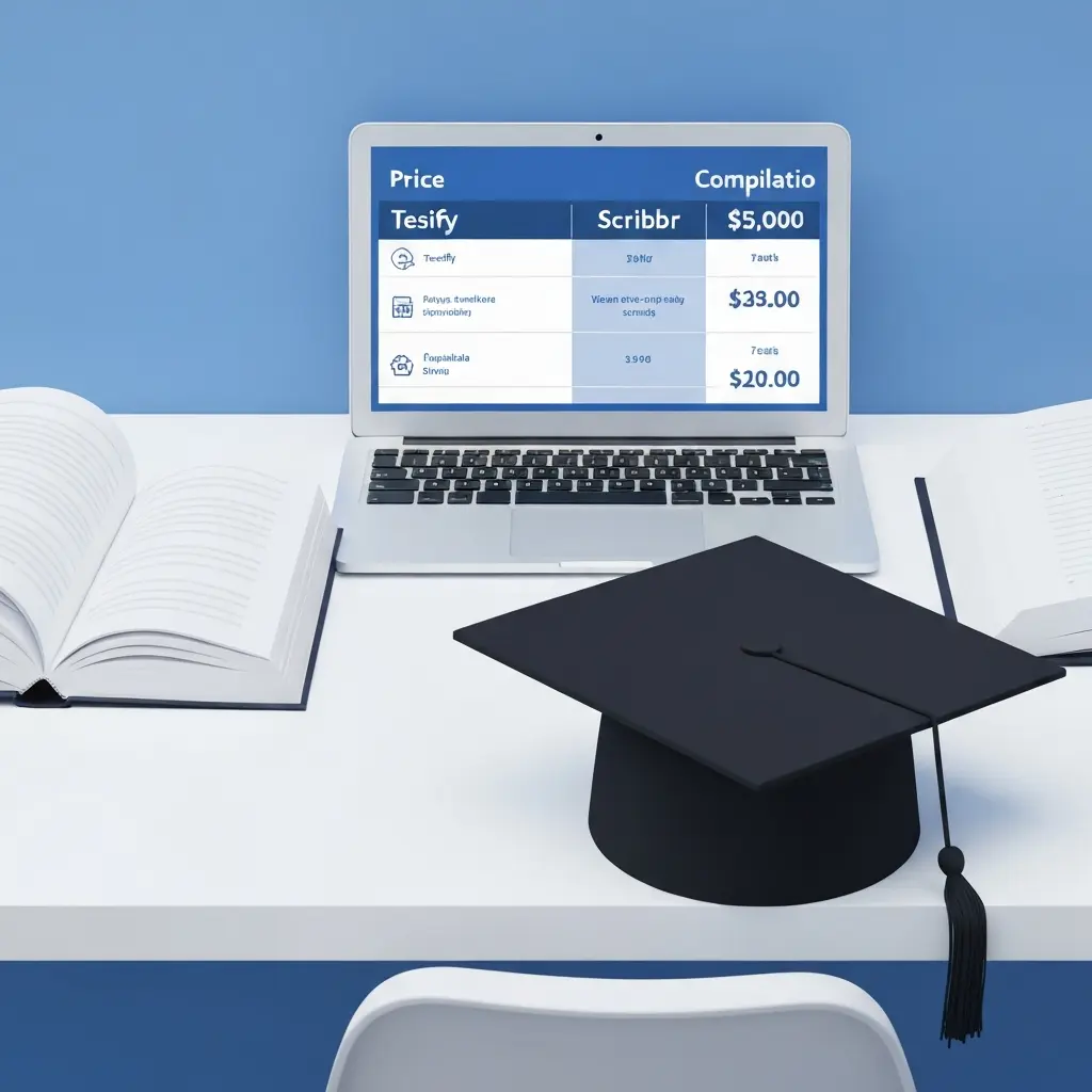 Tesify vs Scribbr vs Compilatio : comparatif des prix 2026