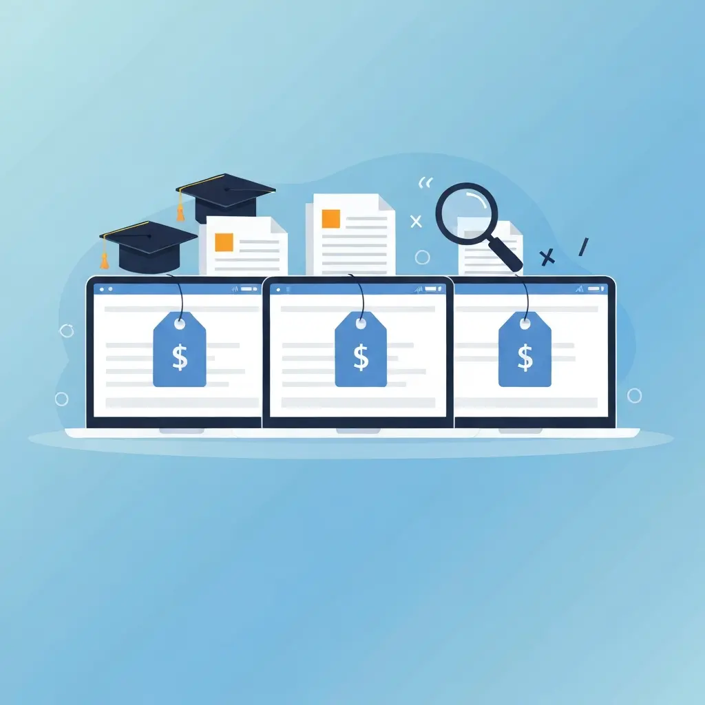 Comparatif prix Tesify, Scribbr et Compilatio 2026