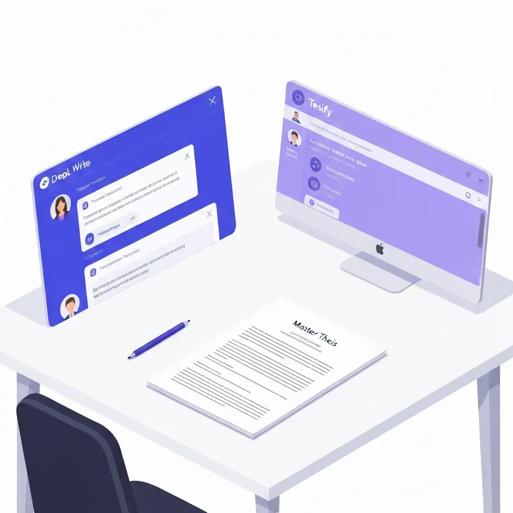 Tesify vs DeepL Write pour un Mémoire en 2026 : Lequel pour la Stylistique et la Traduction ?