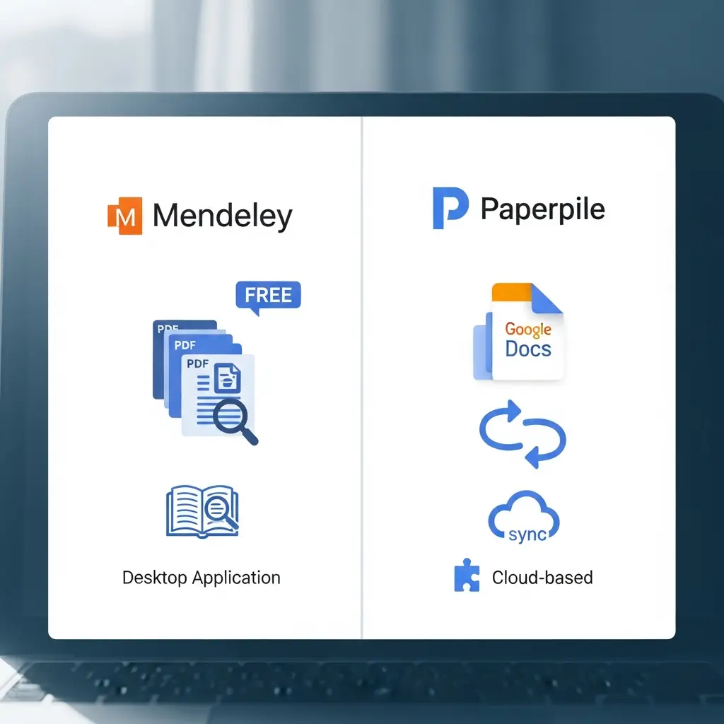 Mendeley vs Paperpile pour gérer sa bibliographie de mémoire en 2026