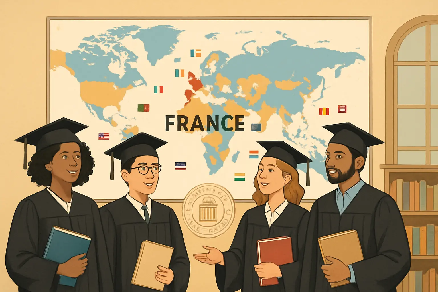 Doctorants étrangers en France 2026 : ratio, origines et tendances démographiques