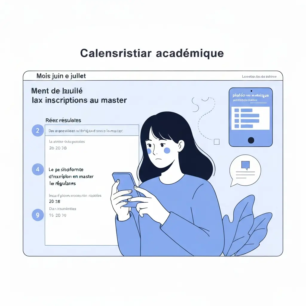 Calendrier Mon Master 2026-2027 et phase complémentaire : dates clés